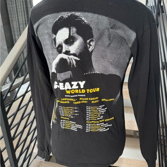 G-Eazy Black Graphic Long Sleeve Shirt - Picture 4 of 4